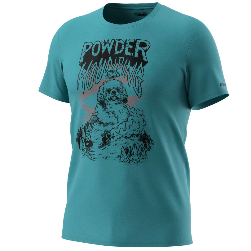 DYNAFIT Artist Series Co T-Shirt M storm blue/powder póló